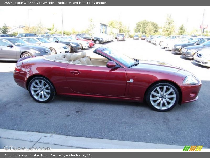 Radiance Red Metallic / Caramel 2007 Jaguar XK XK8 Convertible