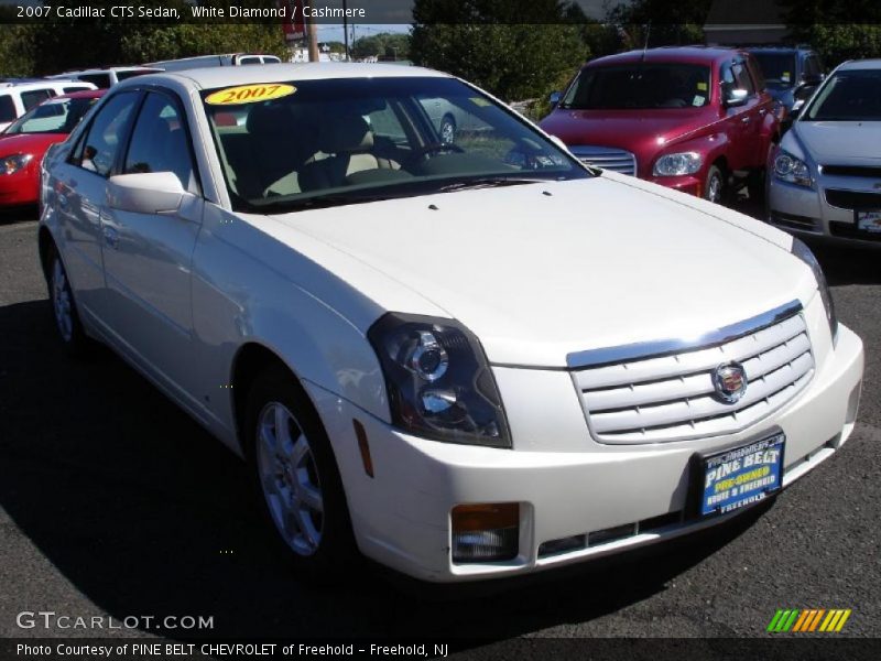 White Diamond / Cashmere 2007 Cadillac CTS Sedan