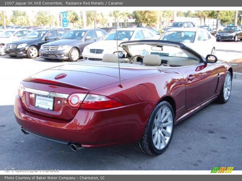 Radiance Red Metallic / Caramel 2007 Jaguar XK XK8 Convertible