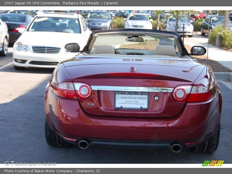 Radiance Red Metallic / Caramel 2007 Jaguar XK XK8 Convertible