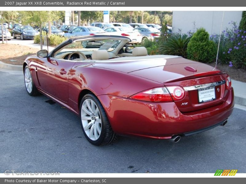 Radiance Red Metallic / Caramel 2007 Jaguar XK XK8 Convertible