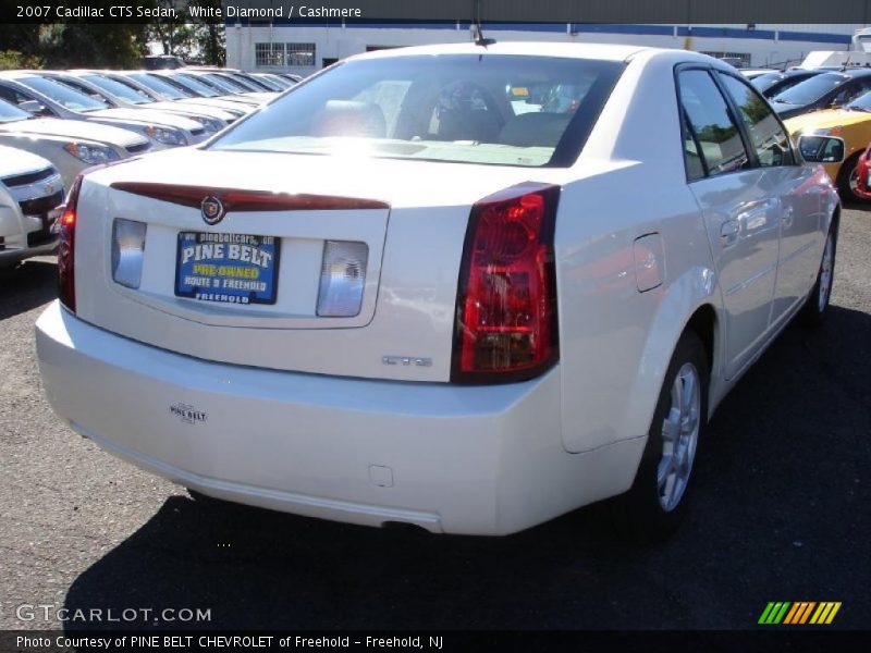 White Diamond / Cashmere 2007 Cadillac CTS Sedan