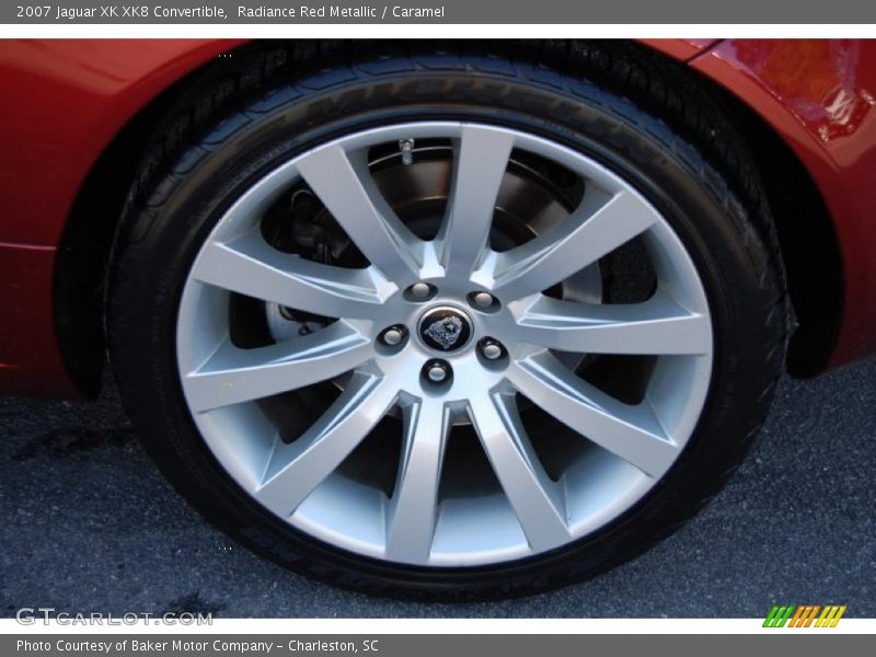 Radiance Red Metallic / Caramel 2007 Jaguar XK XK8 Convertible