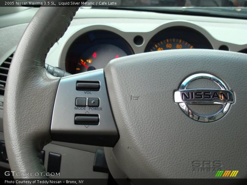 Liquid Silver Metallic / Cafe Latte 2005 Nissan Maxima 3.5 SL