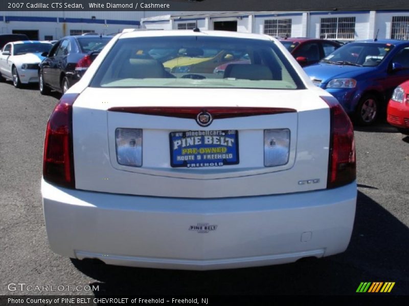 White Diamond / Cashmere 2007 Cadillac CTS Sedan