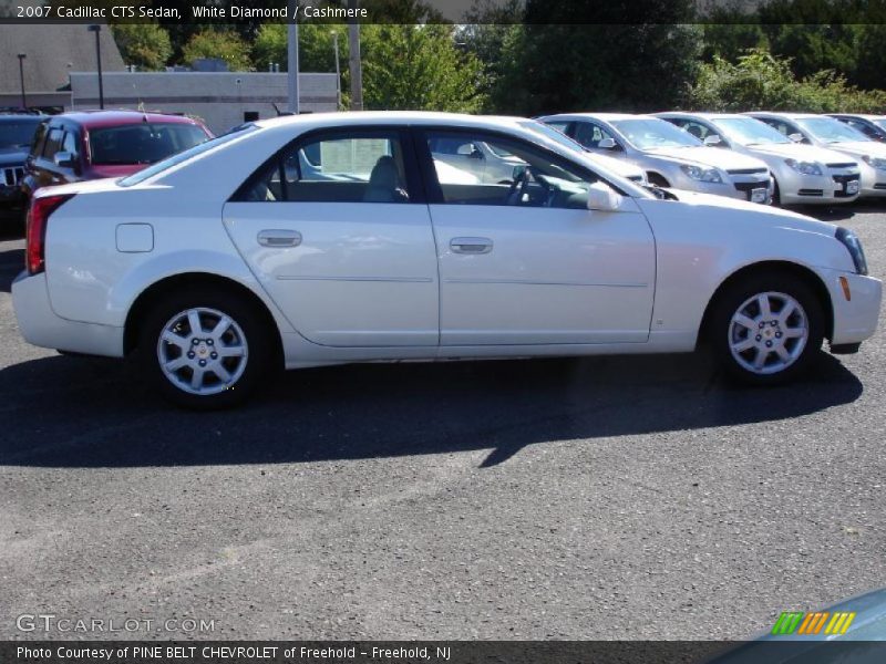 White Diamond / Cashmere 2007 Cadillac CTS Sedan