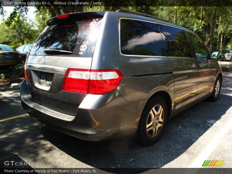 Nimbus Gray Metallic / Ivory 2007 Honda Odyssey EX-L