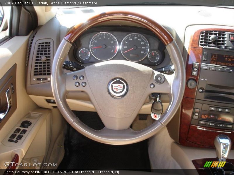 White Diamond / Cashmere 2007 Cadillac CTS Sedan