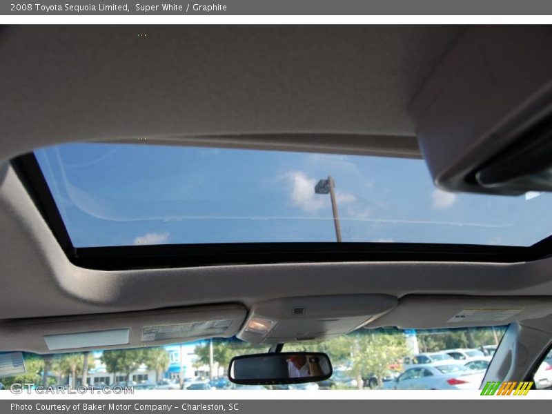 Super White / Graphite 2008 Toyota Sequoia Limited
