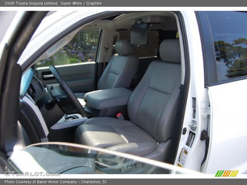Super White / Graphite 2008 Toyota Sequoia Limited