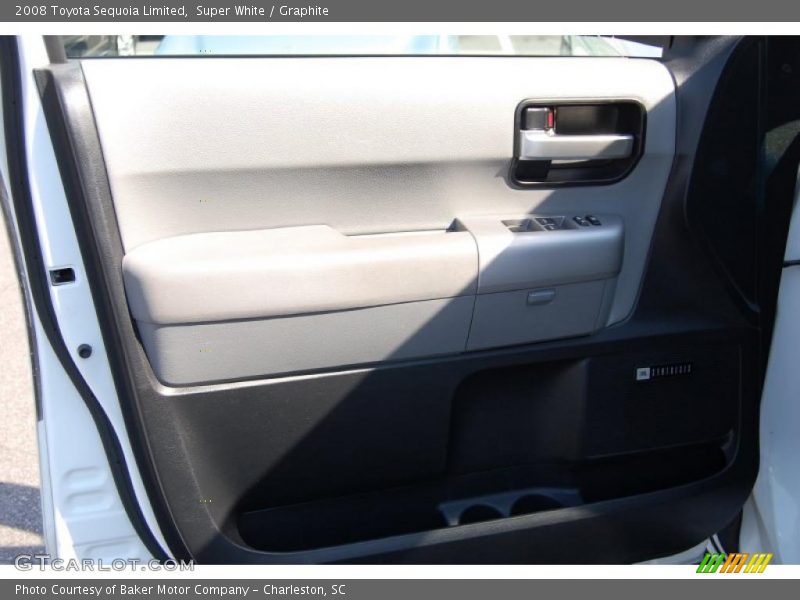 Super White / Graphite 2008 Toyota Sequoia Limited