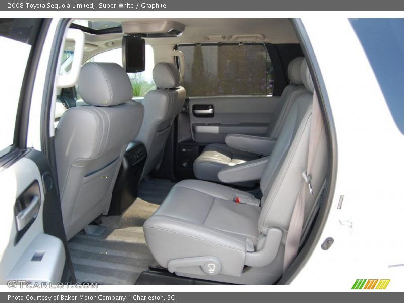 Super White / Graphite 2008 Toyota Sequoia Limited