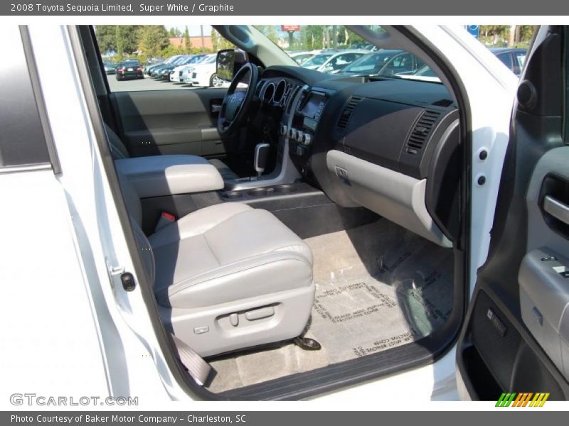 Super White / Graphite 2008 Toyota Sequoia Limited