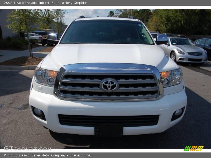 Super White / Graphite 2008 Toyota Sequoia Limited