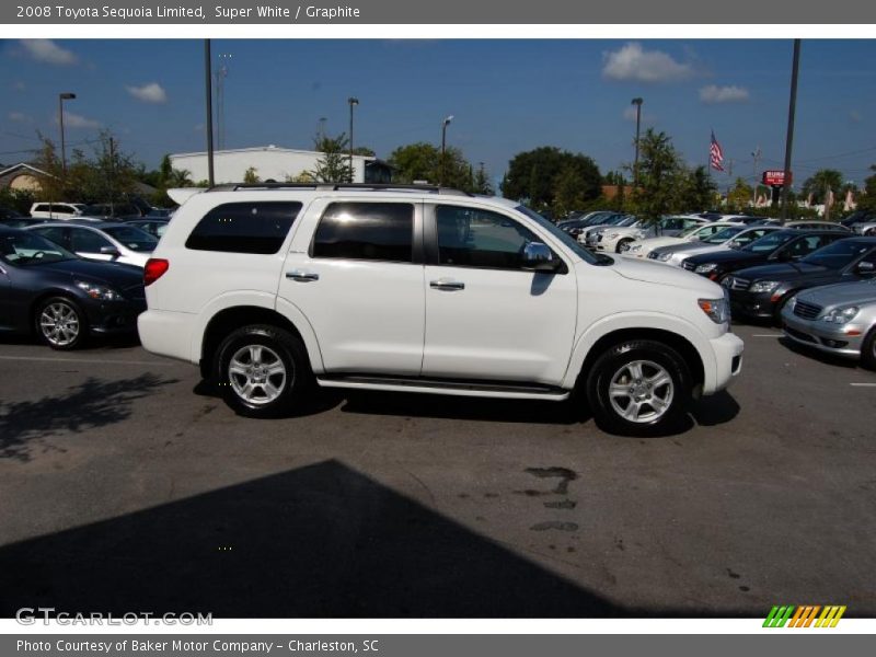 Super White / Graphite 2008 Toyota Sequoia Limited