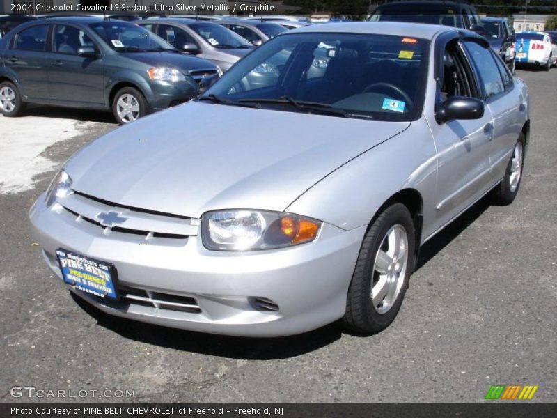 Ultra Silver Metallic / Graphite 2004 Chevrolet Cavalier LS Sedan