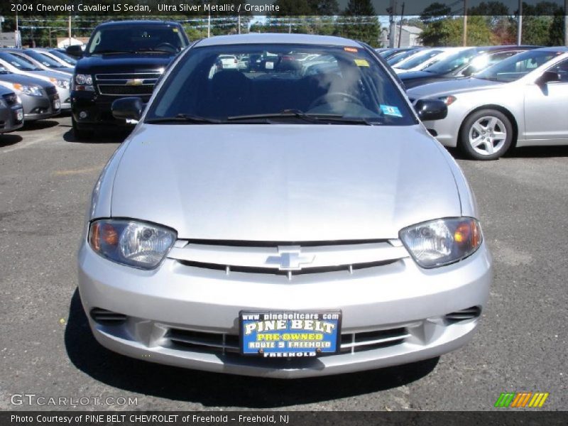 Ultra Silver Metallic / Graphite 2004 Chevrolet Cavalier LS Sedan