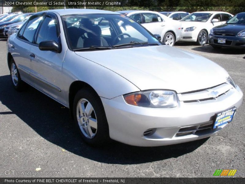 Ultra Silver Metallic / Graphite 2004 Chevrolet Cavalier LS Sedan