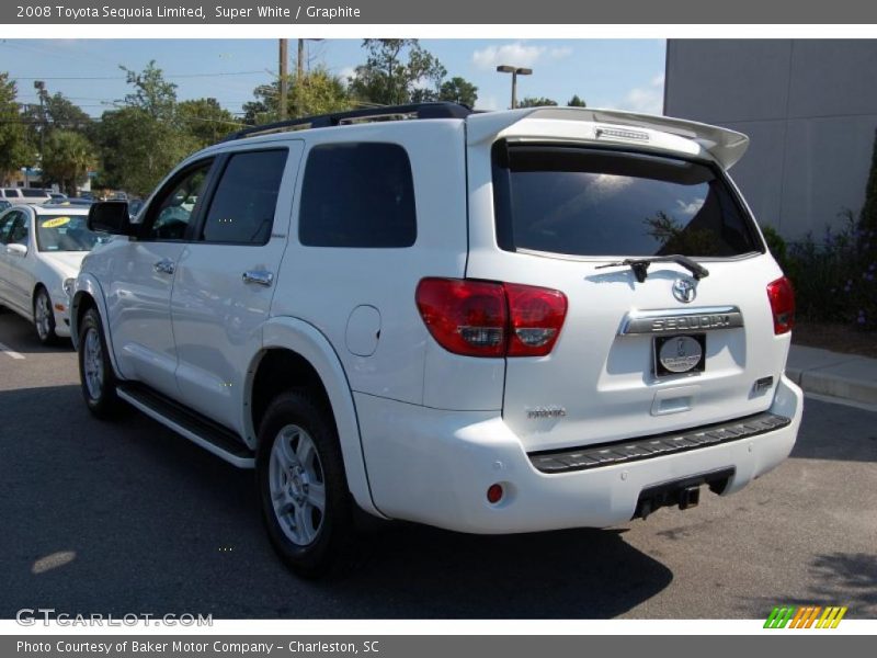 Super White / Graphite 2008 Toyota Sequoia Limited