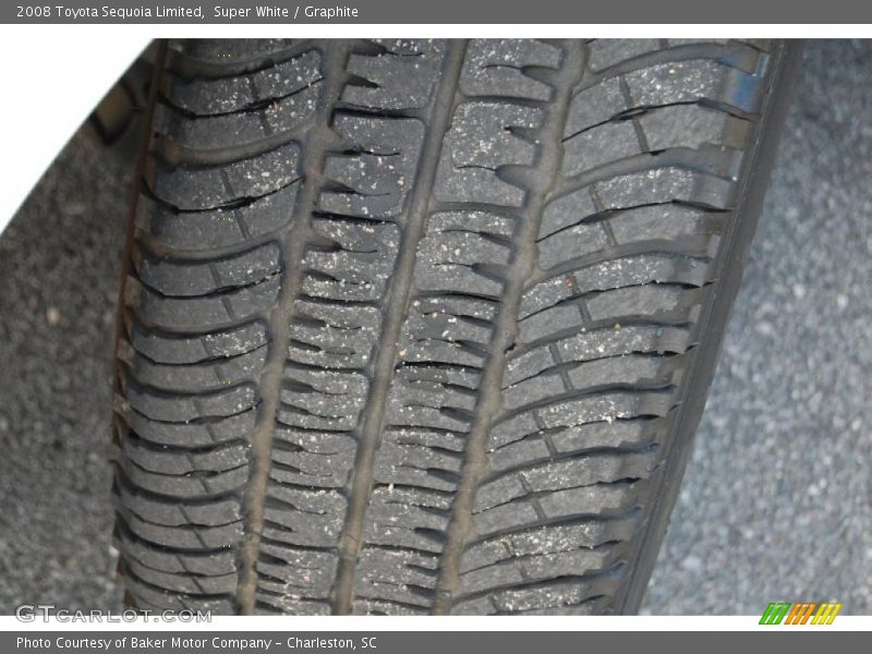 Super White / Graphite 2008 Toyota Sequoia Limited