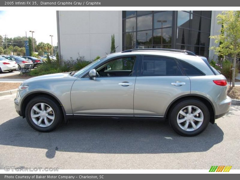 Diamond Graphite Gray / Graphite 2005 Infiniti FX 35