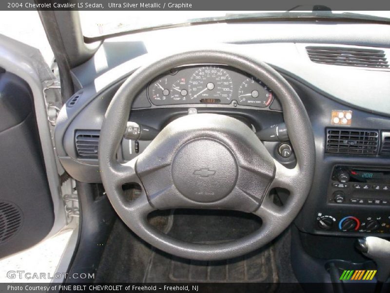 Ultra Silver Metallic / Graphite 2004 Chevrolet Cavalier LS Sedan