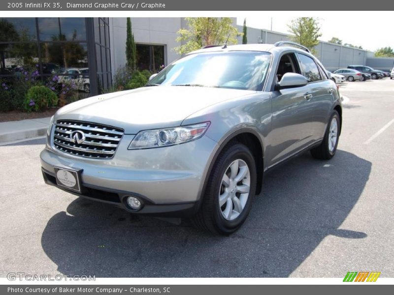 Diamond Graphite Gray / Graphite 2005 Infiniti FX 35