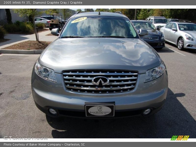 Diamond Graphite Gray / Graphite 2005 Infiniti FX 35