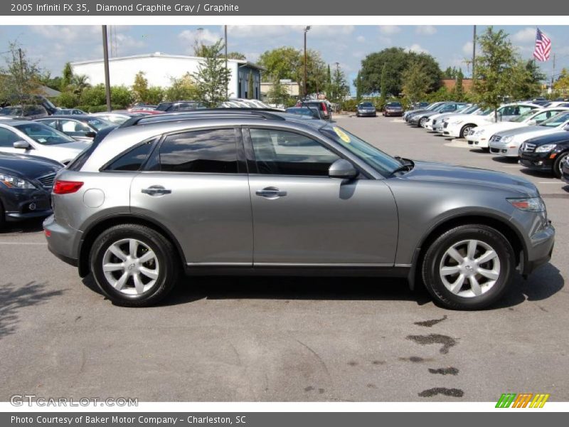 Diamond Graphite Gray / Graphite 2005 Infiniti FX 35
