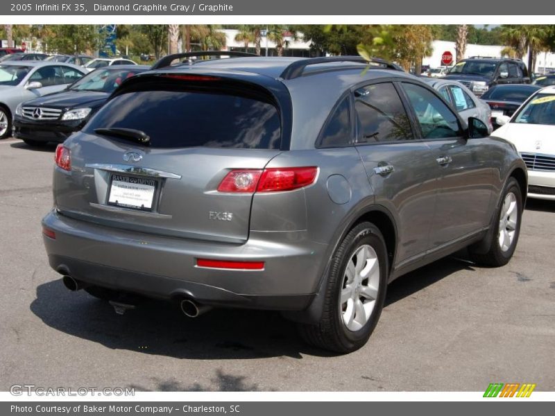 Diamond Graphite Gray / Graphite 2005 Infiniti FX 35
