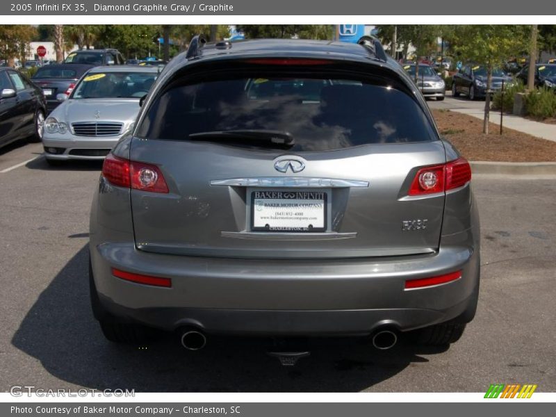Diamond Graphite Gray / Graphite 2005 Infiniti FX 35