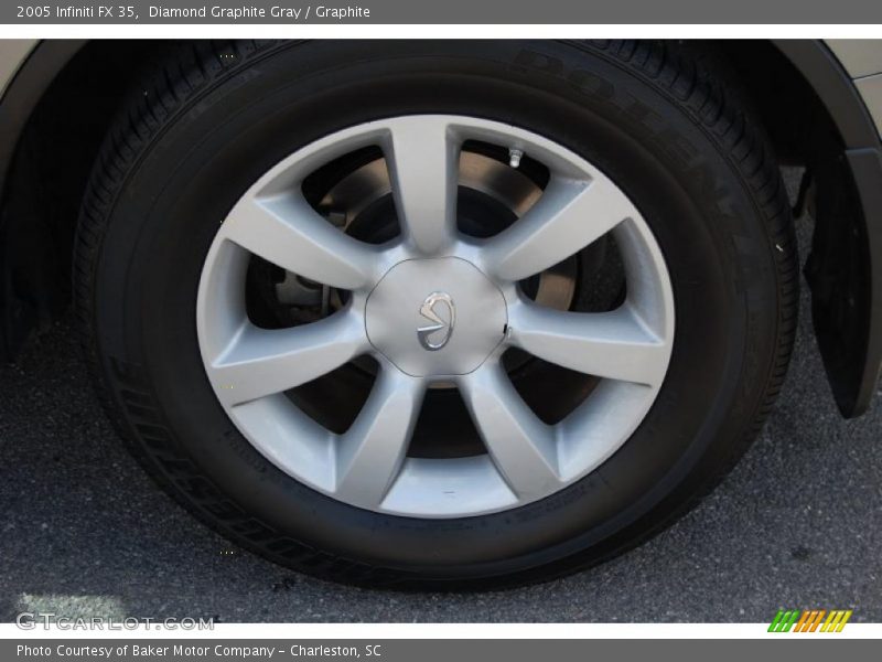 Diamond Graphite Gray / Graphite 2005 Infiniti FX 35