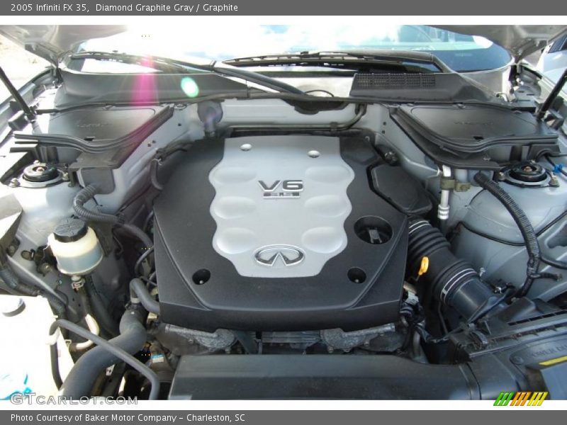 Diamond Graphite Gray / Graphite 2005 Infiniti FX 35