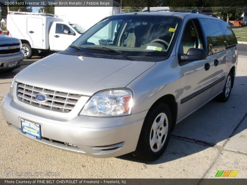 Silver Birch Metallic / Pebble Beige 2006 Ford Freestar SE