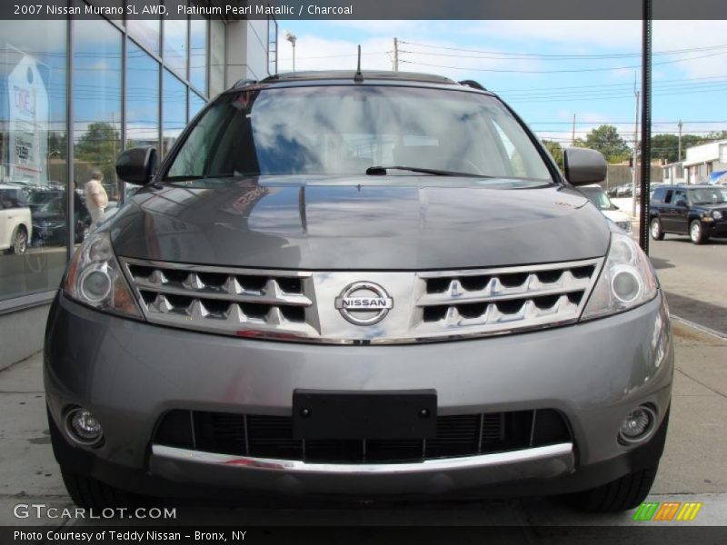Platinum Pearl Matallic / Charcoal 2007 Nissan Murano SL AWD