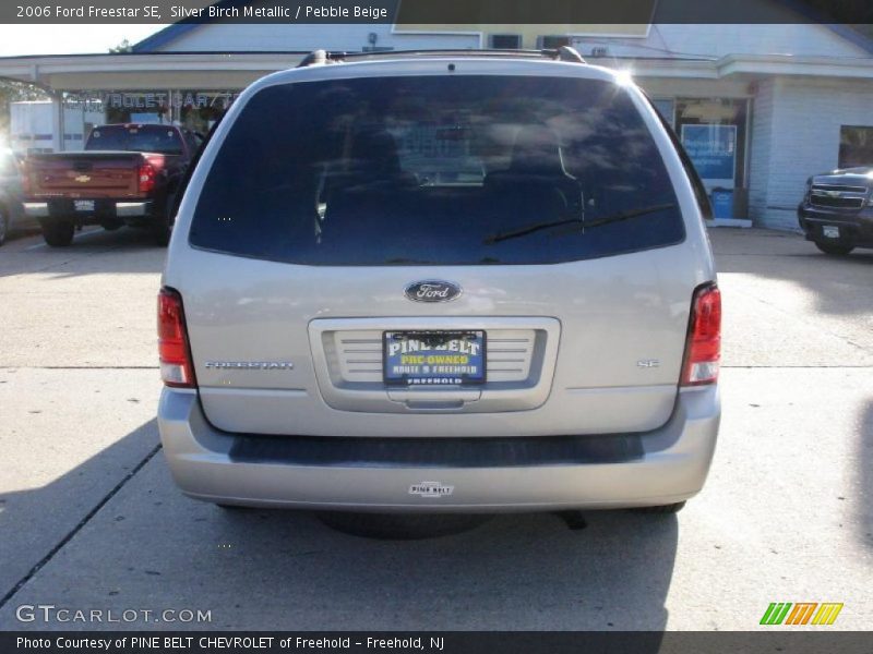 Silver Birch Metallic / Pebble Beige 2006 Ford Freestar SE