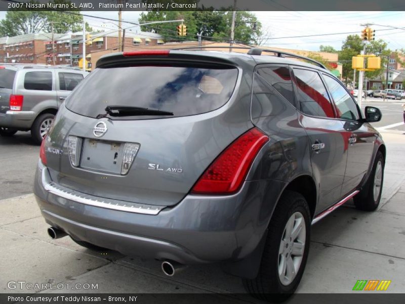 Platinum Pearl Matallic / Charcoal 2007 Nissan Murano SL AWD