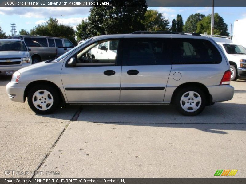 Silver Birch Metallic / Pebble Beige 2006 Ford Freestar SE