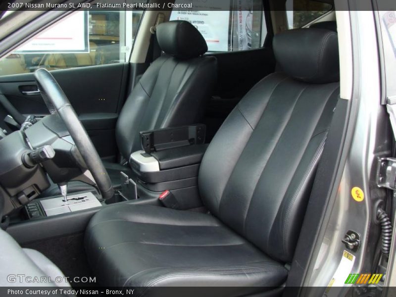 Platinum Pearl Matallic / Charcoal 2007 Nissan Murano SL AWD