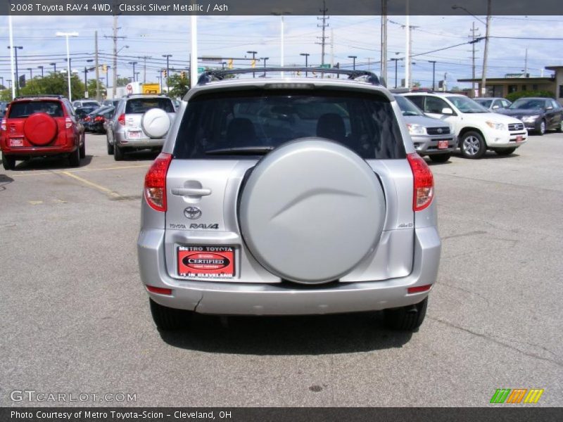 Classic Silver Metallic / Ash 2008 Toyota RAV4 4WD