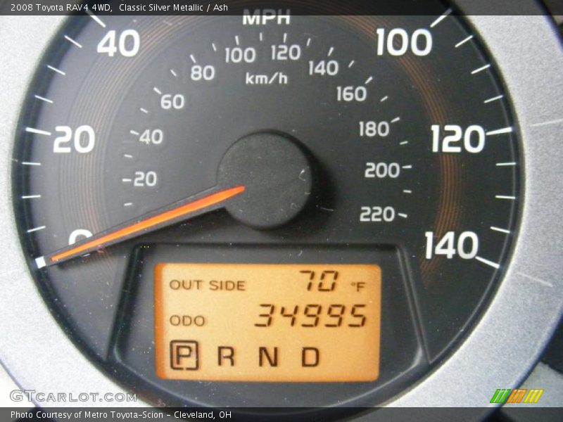 Classic Silver Metallic / Ash 2008 Toyota RAV4 4WD