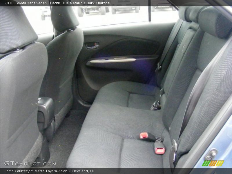 Pacific Blue Metallic / Dark Charcoal 2010 Toyota Yaris Sedan