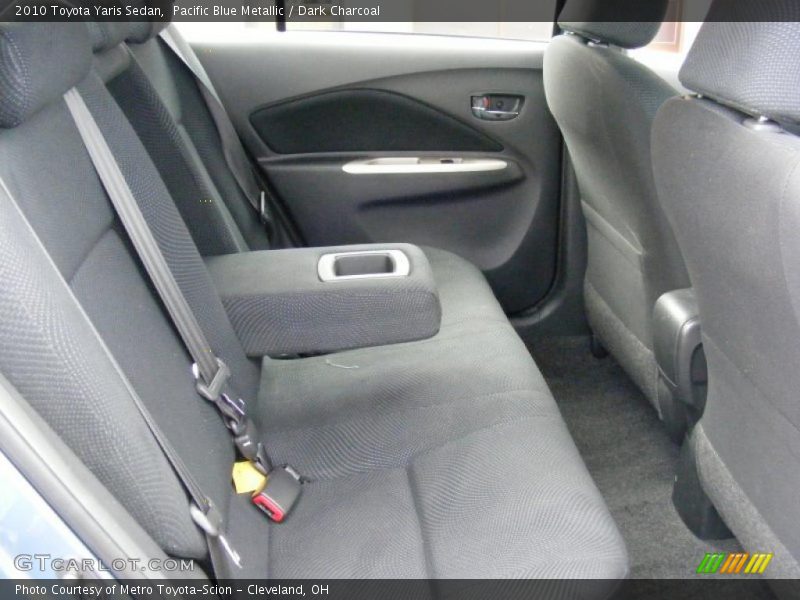 Pacific Blue Metallic / Dark Charcoal 2010 Toyota Yaris Sedan