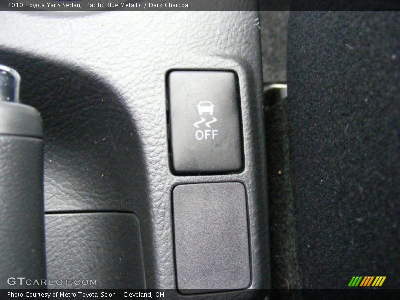Pacific Blue Metallic / Dark Charcoal 2010 Toyota Yaris Sedan