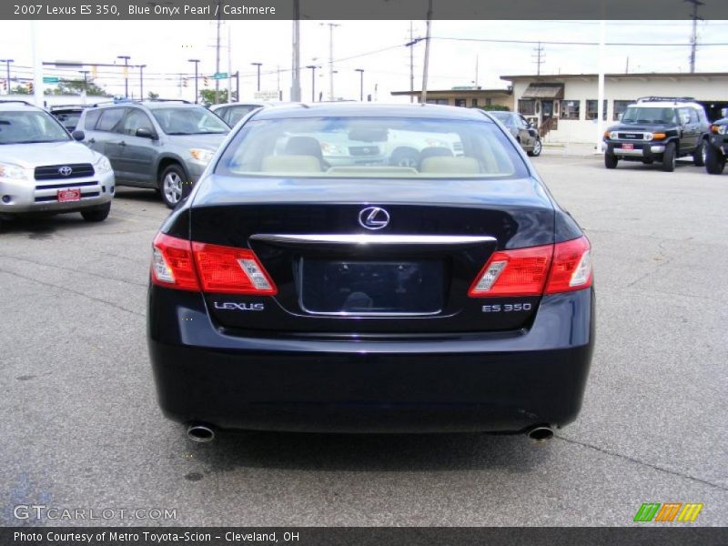 Blue Onyx Pearl / Cashmere 2007 Lexus ES 350
