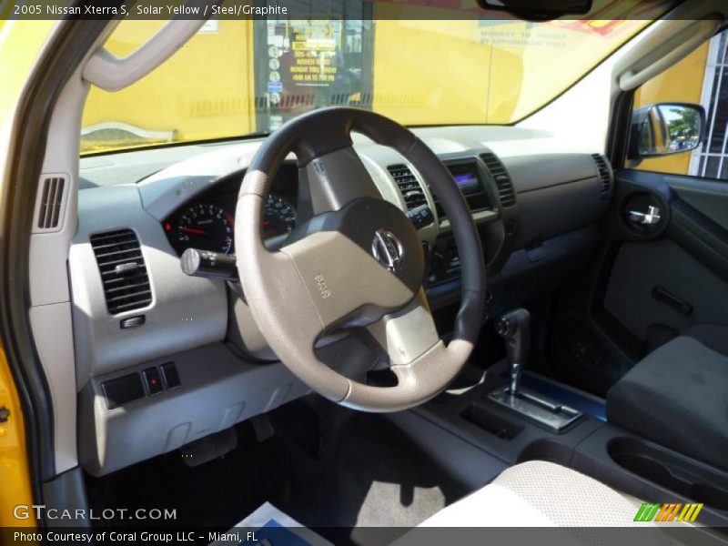 Solar Yellow / Steel/Graphite 2005 Nissan Xterra S