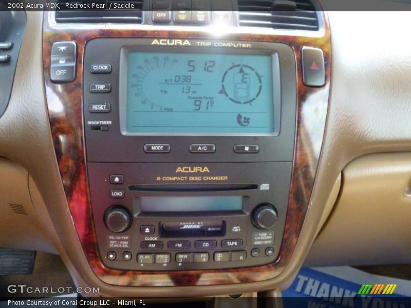 Redrock Pearl / Saddle 2002 Acura MDX