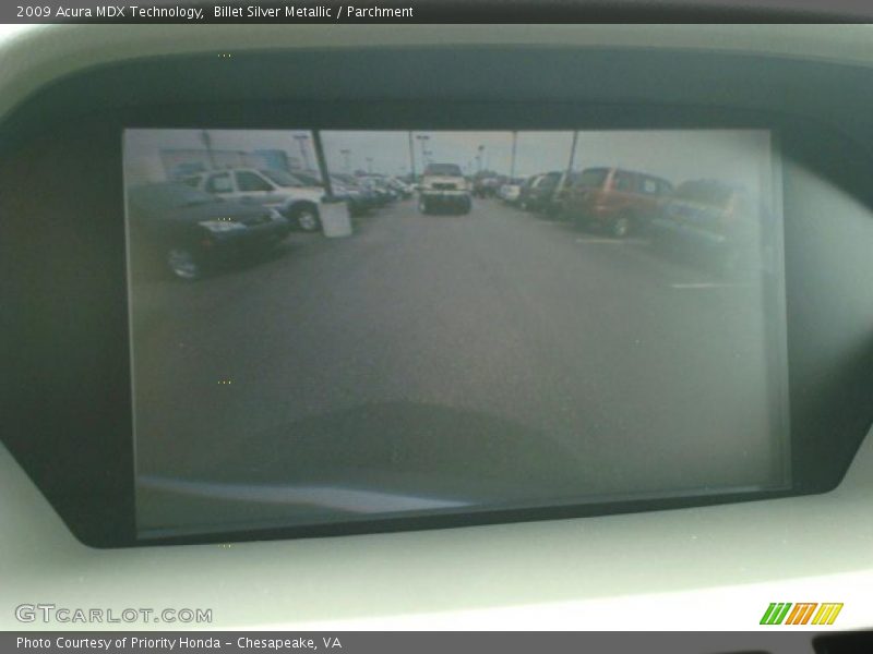 Billet Silver Metallic / Parchment 2009 Acura MDX Technology