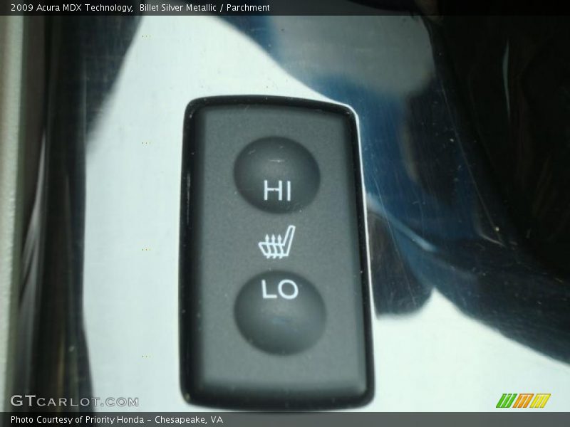 Billet Silver Metallic / Parchment 2009 Acura MDX Technology