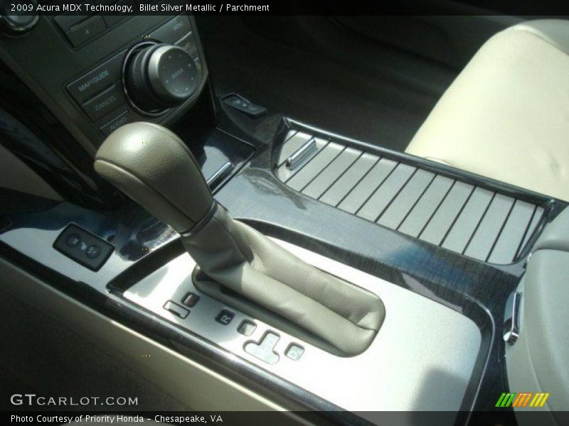 Billet Silver Metallic / Parchment 2009 Acura MDX Technology
